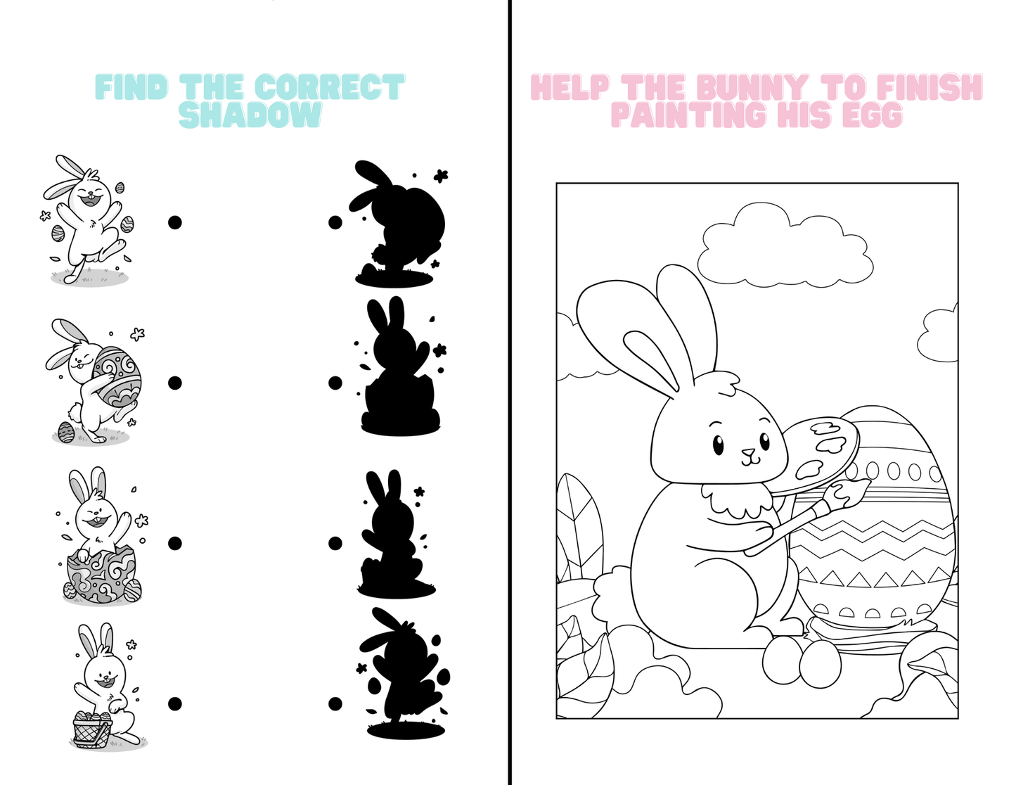 Editable Easter Party Favor Templates