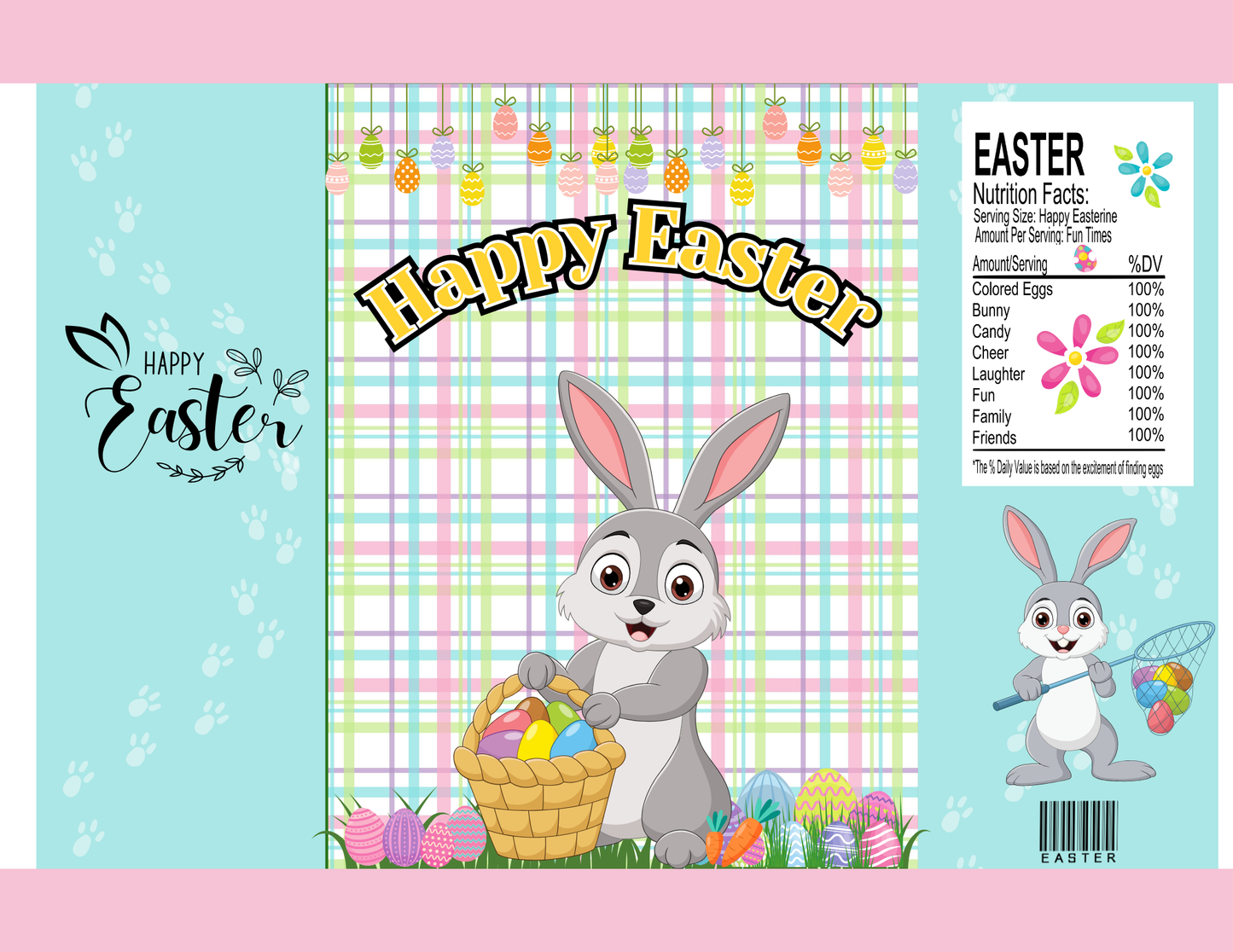 Editable Easter Party Favor Templates