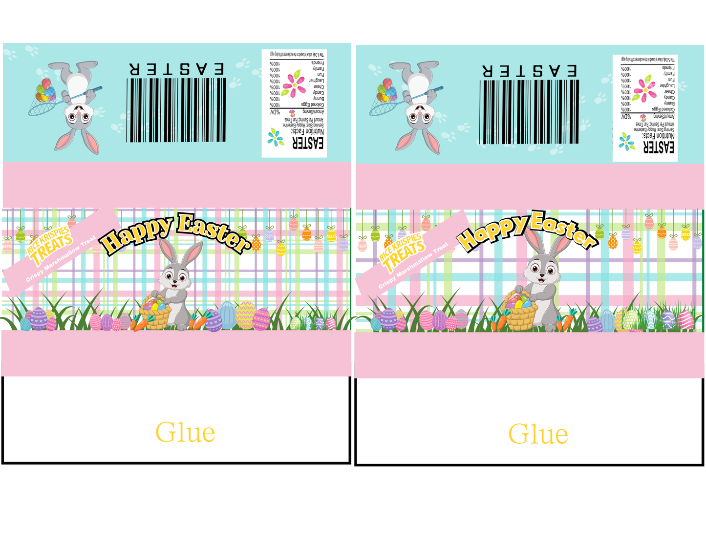 Editable Easter Party Favor Templates