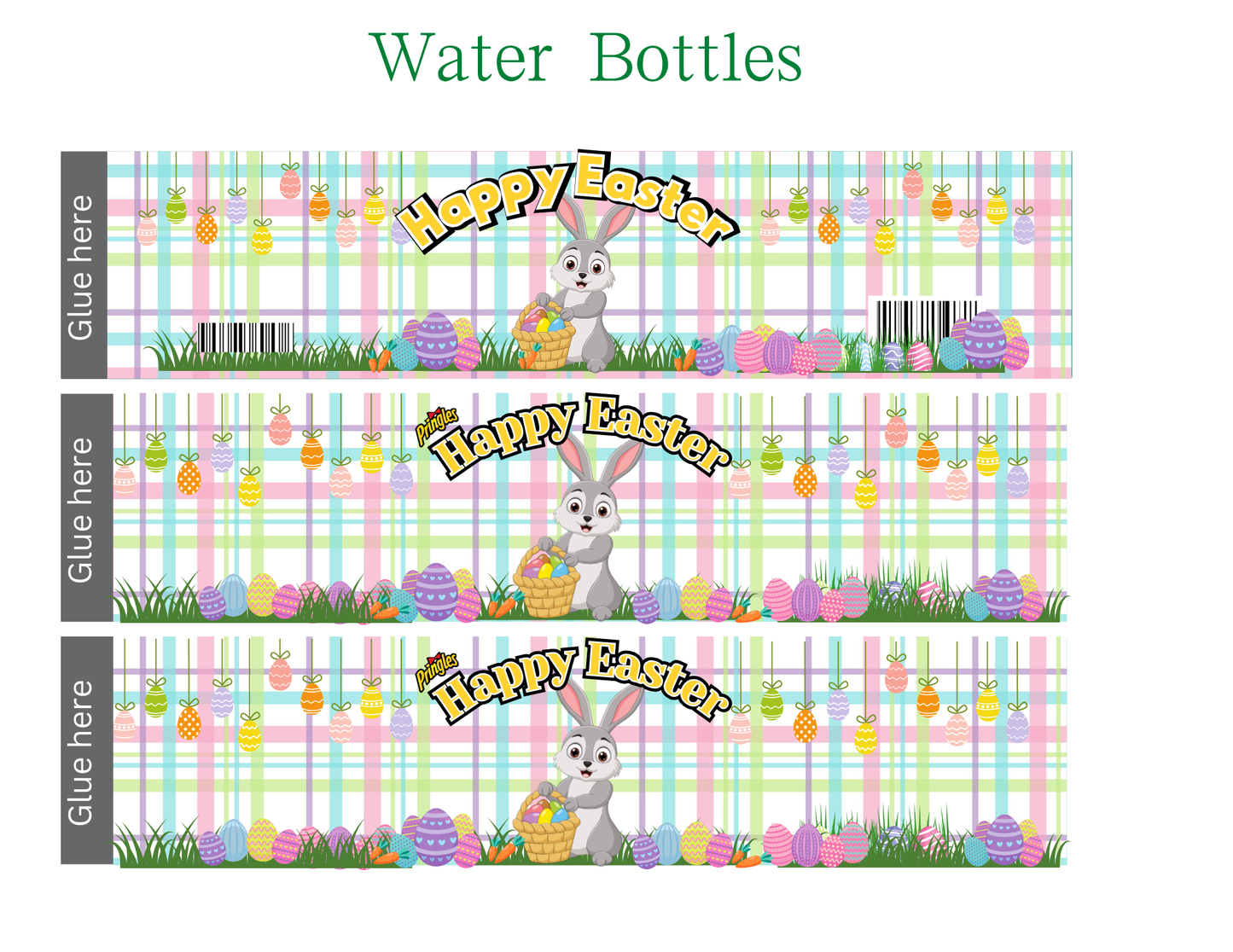 Editable Easter Party Favor Templates