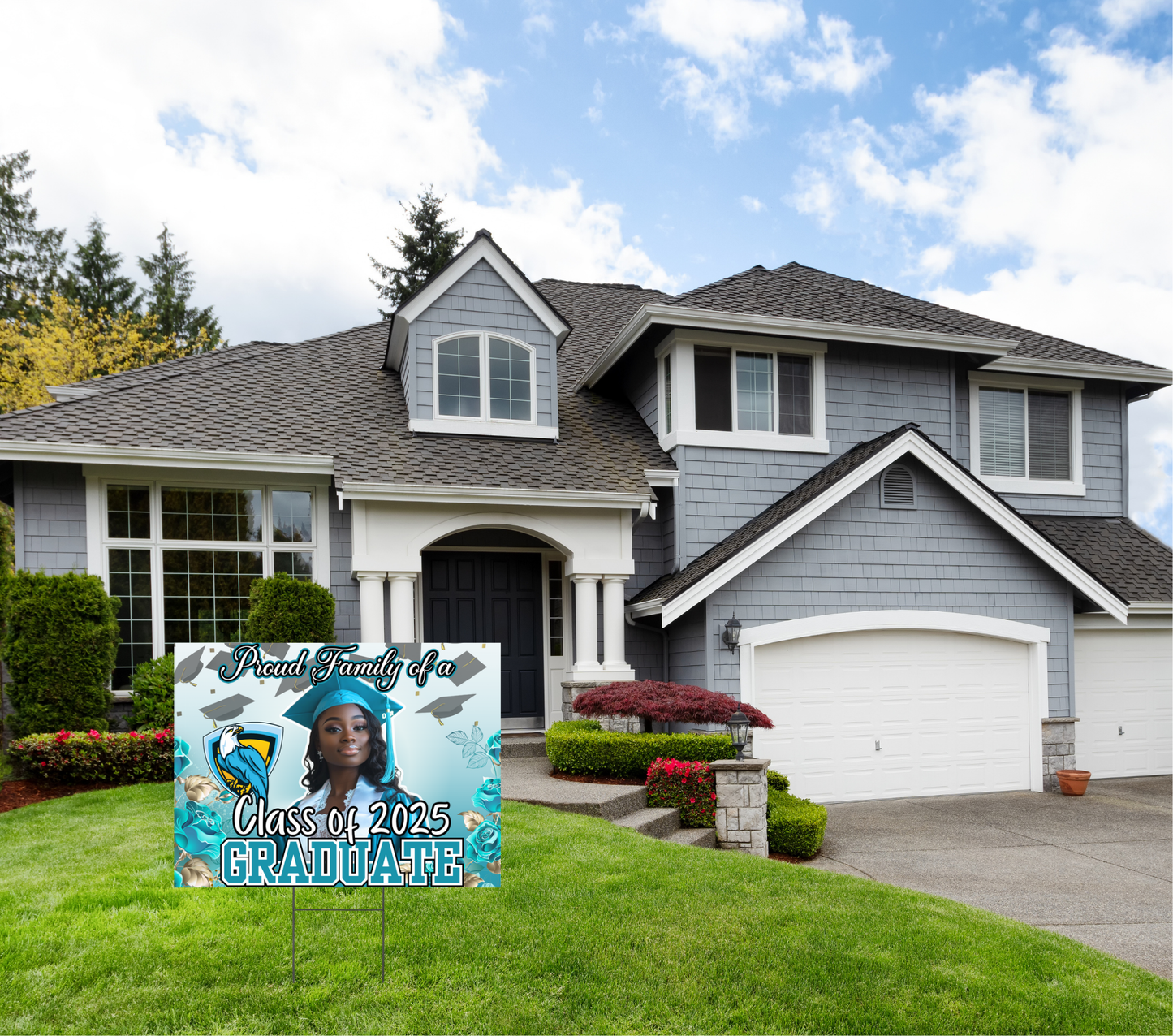 Editable 2025 Grad Yard Sign Template Bundle