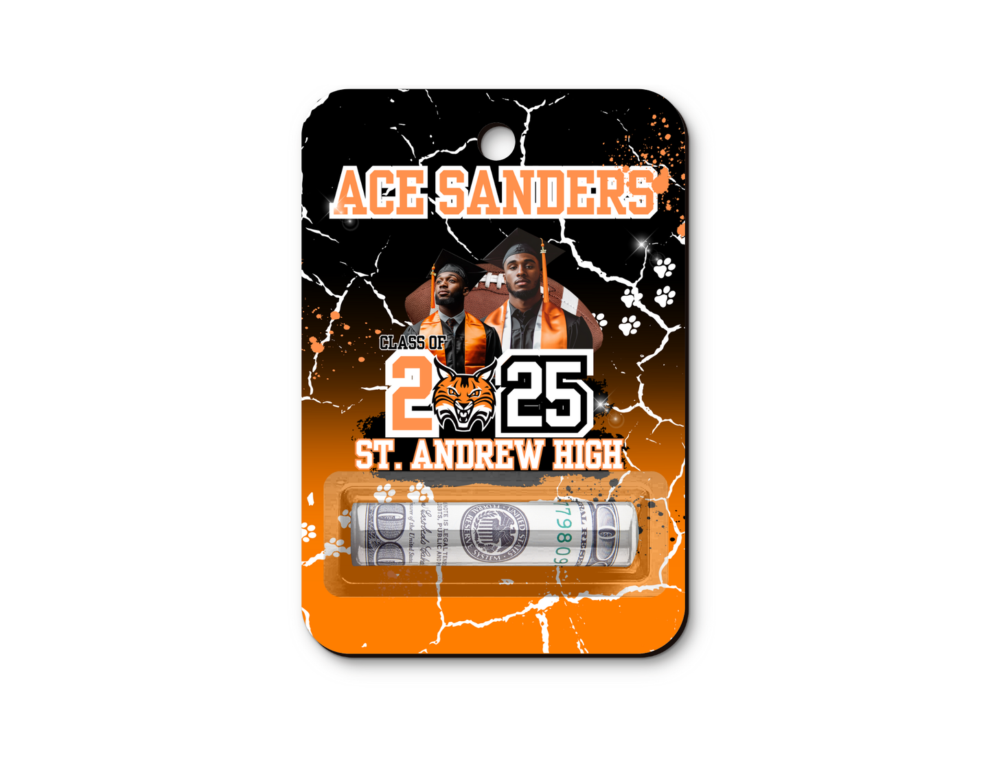 Editable 7pc  2025 Orange Grad Bundle