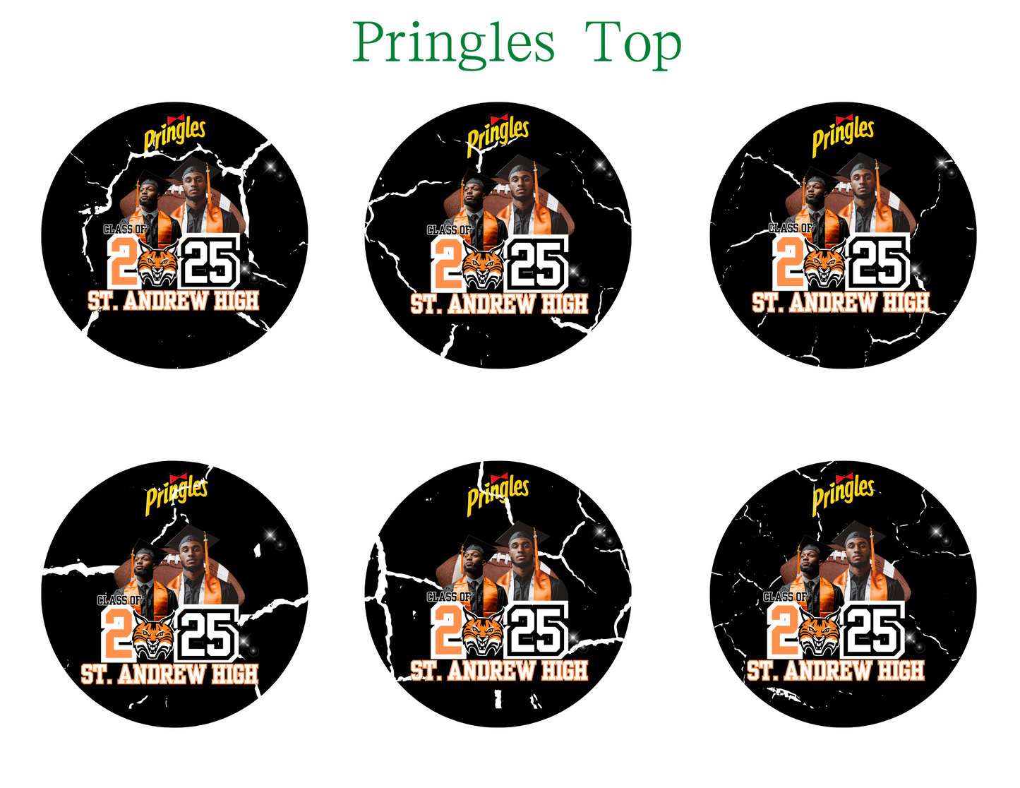 Editable 2025 ORANGE Party Favor Template Bundle