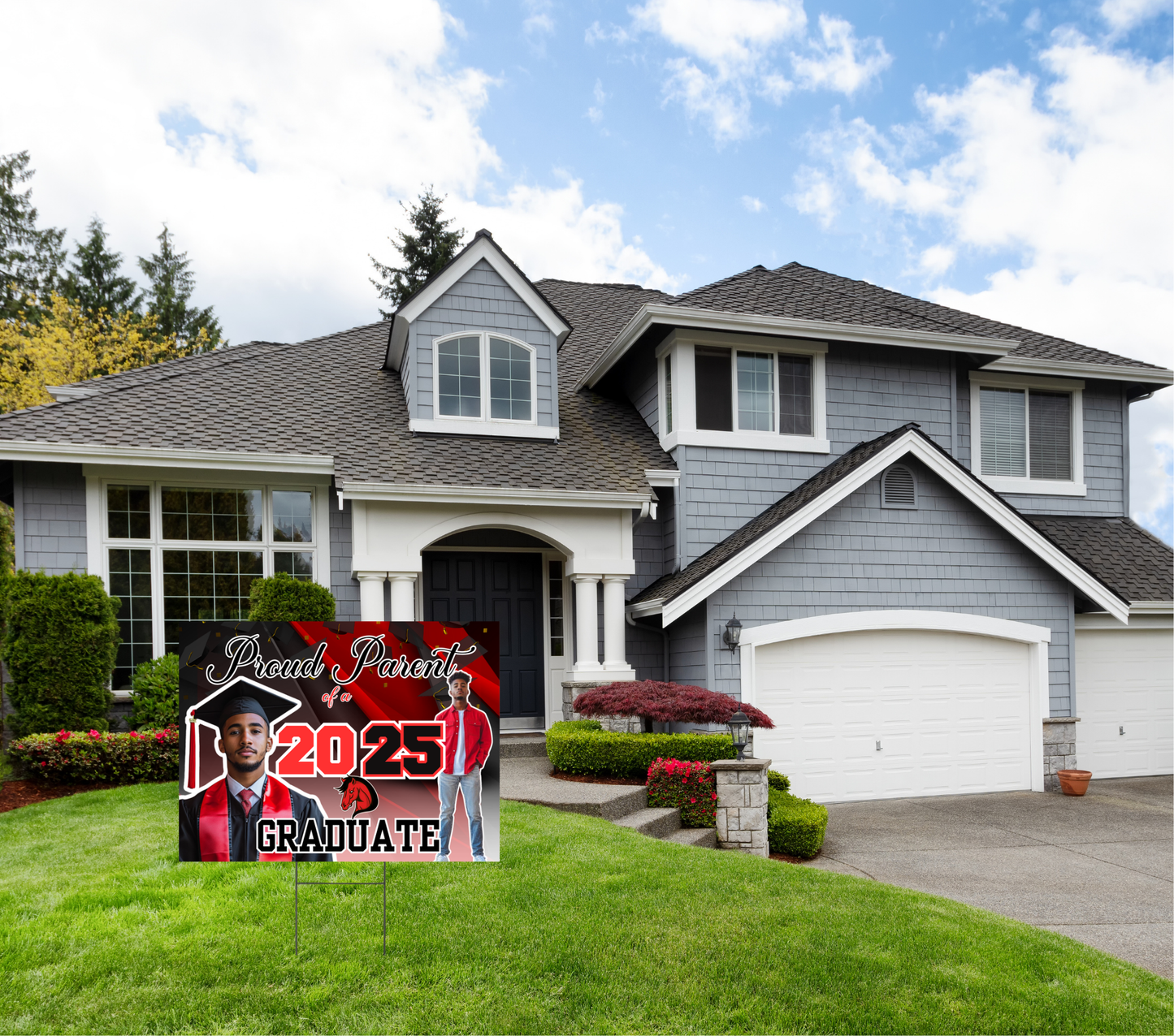 Editable 2025 Grad Yard Sign Template Bundle