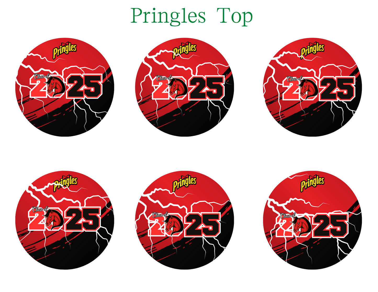 Editable 2025 Red Party Favor Template Bundle