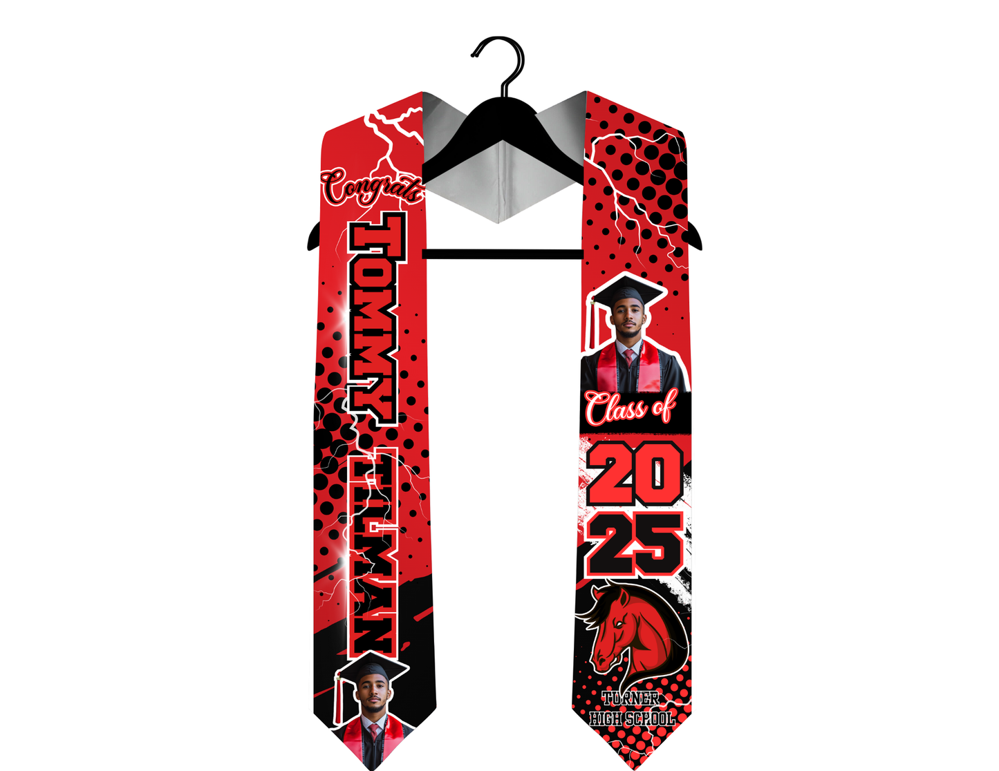 Editable 7pc  2025 Red Grad Bundle